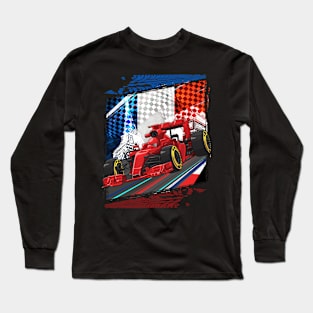 Maillot France Flag Grand Prix Formula French Grand Prix Long Sleeve T-Shirt